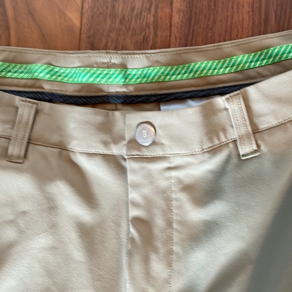 Bonobos M-Flex all weather golf pants. 35x32. Khaki - Picture 2 of 5
